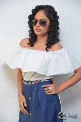 Nandita Swetha at Ekkadiki Pothavu Chinnavada Movie Promotions